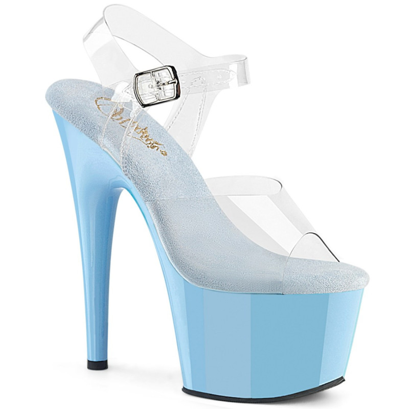 Pleaser ADORE-708 Blue Platform High Heeled Sandals Pleaser ADORE-708 Blue Platform High Heeled Sandals