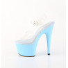 Pleaser ADORE-708 Blue Platform High Heeled Sandals