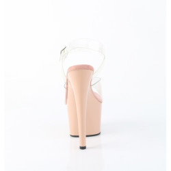 Pleaser ADORE-708 Blush Platform High Heeled Sandals