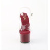 Pleaser ADORE-708 Burgundy Platform High Heels Shoes