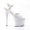 Pleaser ADORE-709 White Platform High Heeled Sandals