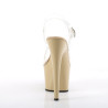 Pleaser ADORE-708 Cream Platform High Heels Shoes Women