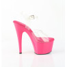 Pleaser ADORE-708 Pink Platform High Heels Shoes Women