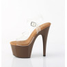 Pleaser ADORE-708 Mocha Platform High Heels Shoes Women
