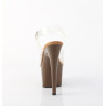 Pleaser ADORE-708 Mocha Platform High Heels Shoes Women