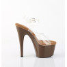 Pleaser ADORE-708 Mocha Platform High Heels Shoes Women