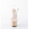 Pleaser ADORE-708 Nude Platform High Heeled Shoes Women