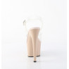 Pleaser ADORE-708 Nude Platform High Heeled Shoes Women