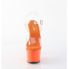 Pleaser ADORE-708 Orange Platform High Heeled Shoes