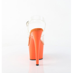 Pleaser ADORE-708 Orange Platform High Heeled Shoes