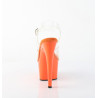 Pleaser ADORE-708 Orange Platform High Heeled Shoes