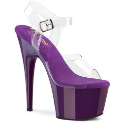 Pleaser ADORE-708 Purple Platform High Heeled Shoes