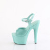 Pleaser ADORE-709GP Blue Glitter High Heeled Sandals