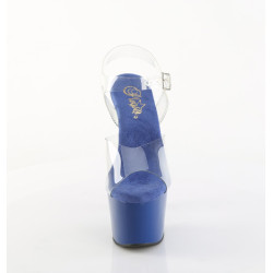 Pleaser ADORE-708 Blue Platform High Heeled Shoes Women