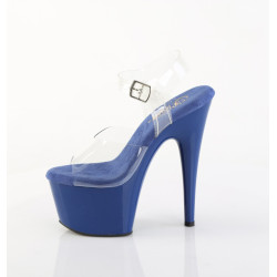 Pleaser ADORE-708 Blue Platform High Heeled Shoes Women