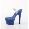 Pleaser ADORE-708 Blue Platform High Heeled Shoes Women