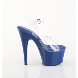 Pleaser ADORE-708 Blue Platform High Heeled Shoes Women