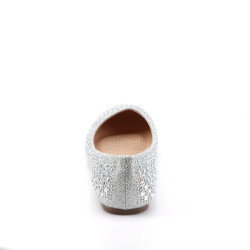 Fabulicious TREAT-06 Silver Glitter Mesh Fabric Sale