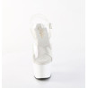 Pleaser ADORE-708 White Platform High Heeled Sandals