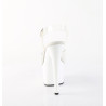 Pleaser ADORE-708 White Platform High Heeled Sandals