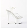 Pleaser ADORE-708 White Platform High Heeled Sandals