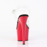 Pleaser ADORE-708 Black-Red High Heeled Shoes Women