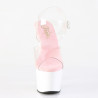 Pleaser ADORE-708 Rose White High Heeled Shoes Women