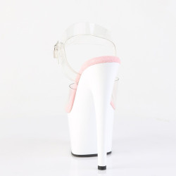 Pleaser ADORE-708 Rose White High Heeled Shoes Women