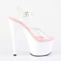 Pleaser ADORE-708 Rose White High Heeled Shoes Women