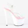 Pleaser ADORE-708 Rose White High Heeled Shoes Women