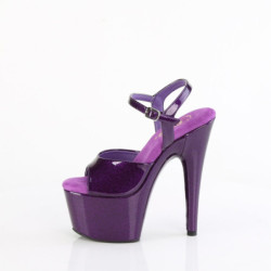 Pleaser ADORE-709GP Purple Glitter High Heeled Sandals