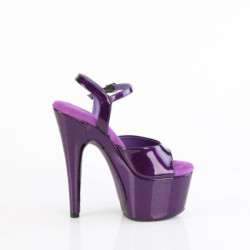 Pleaser ADORE-709GP Purple Glitter High Heeled Sandals