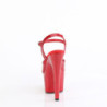Pleaser ADORE-709GP Red Glitter High Heeled Sandals