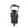 Pleaser ASPIRE-609 Black Patent Platform High Heels