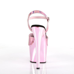 Pleaser ADORE-709HGCH Rose Hologram Platform High Heels