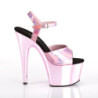 Pleaser ADORE-709HGCH Rose Hologram Platform High Heels