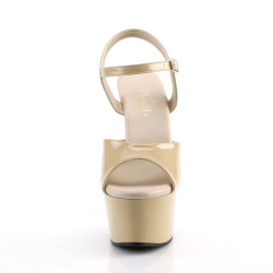 Pleaser ASPIRE-609 Cream Platform High Heels Shoes Women