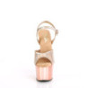Pleaser ADORE-709HM Rose Gold Hologram Metallic Chrome