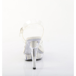 Fabulicious COCKTAIL-508SRSI Strass Clear High Heel Sandal