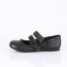 Demonia DAISY-08 Black Vegan Maryjane Women Ballerina