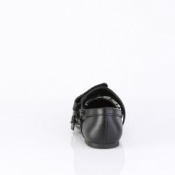 Demonia DAISY-08 Black Vegan Maryjane Women Ballerina
