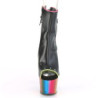 Pleaser ADORE-1018RC-02 Black Vegan Leather Rainbow