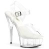 Pleaser DELIGHT-608VL Transparent High Heels Shoes Women