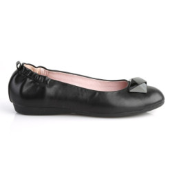 Pin Up Couture OLIVE-08 Black Vegan Leather Sale Women
