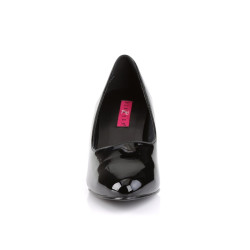 Pleaser Pink Label DIVINE-420 Black Patent Pumps Men