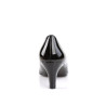Pleaser Pink Label DIVINE-420 Black Patent Pumps Men
