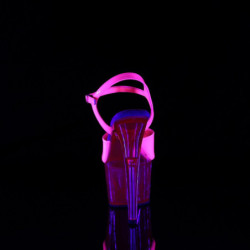 Pleaser ADORE-709UVT Neon Platform High Heeled Sandals