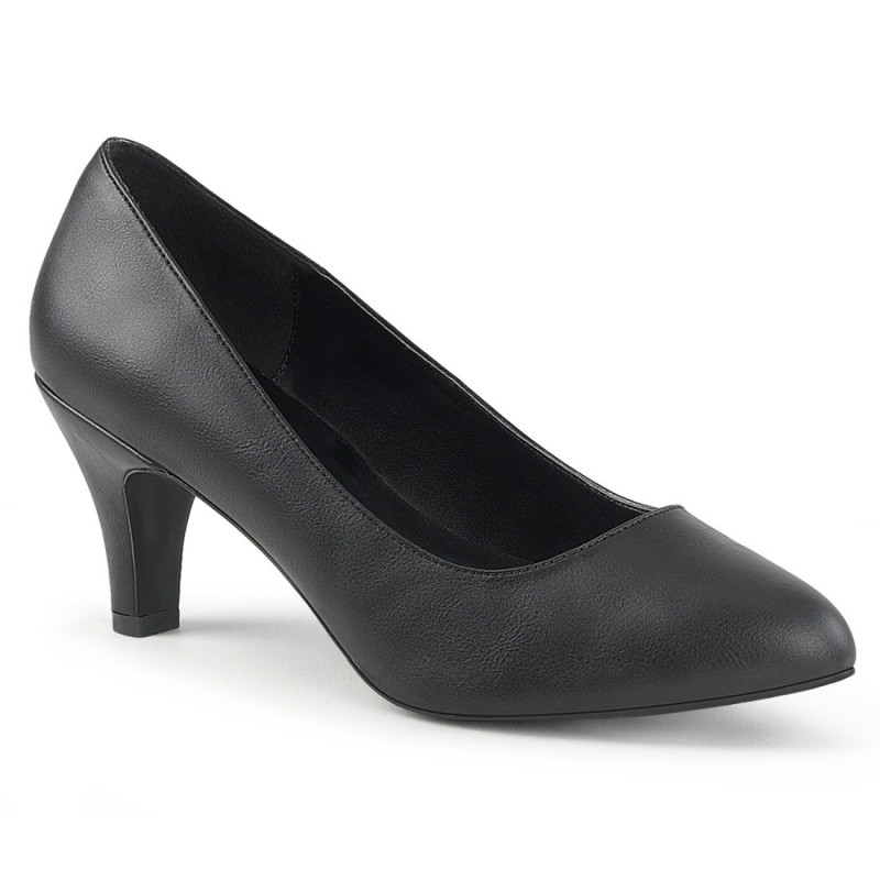 Pleaser Pink Label DIVINE-420 Black Vegan Pumps Men Pleaser Pink Label DIVINE-420 Black Vegan Pumps Men