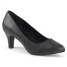 Pleaser Pink Label DIVINE-420 Black Vegan Pumps Men