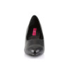 Pleaser Pink Label DIVINE-420 Black Vegan Pumps Men